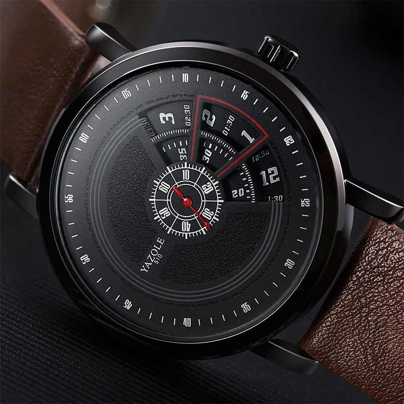 

CTPOR New Hollow Design Men's Watch Men's Luxury Top Waterproof Quartz Watch Fashion Creative Men's Unique Watch B050