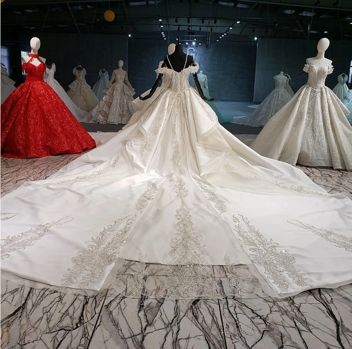 Великолепное бальное платье свадебное с кристаллами Vestido De Novia Princesa винтажное