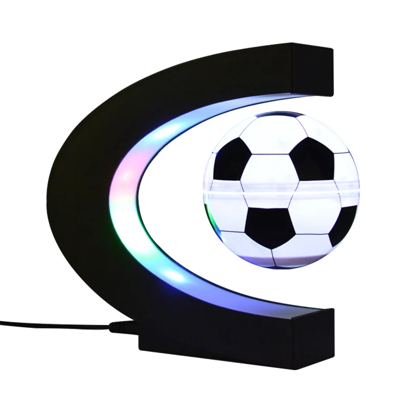 

Soccer Magnetic Levitation Sports Lamp Children Floating Colorful Lamp Illuminat Bedroom Decoration Soccer Table Christmas Gift