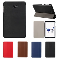 besegad mini ultra thin foldable smart cover case skin shell stand holder for samsung galaxy tab a t580 t585 t 580 t 585 tablet