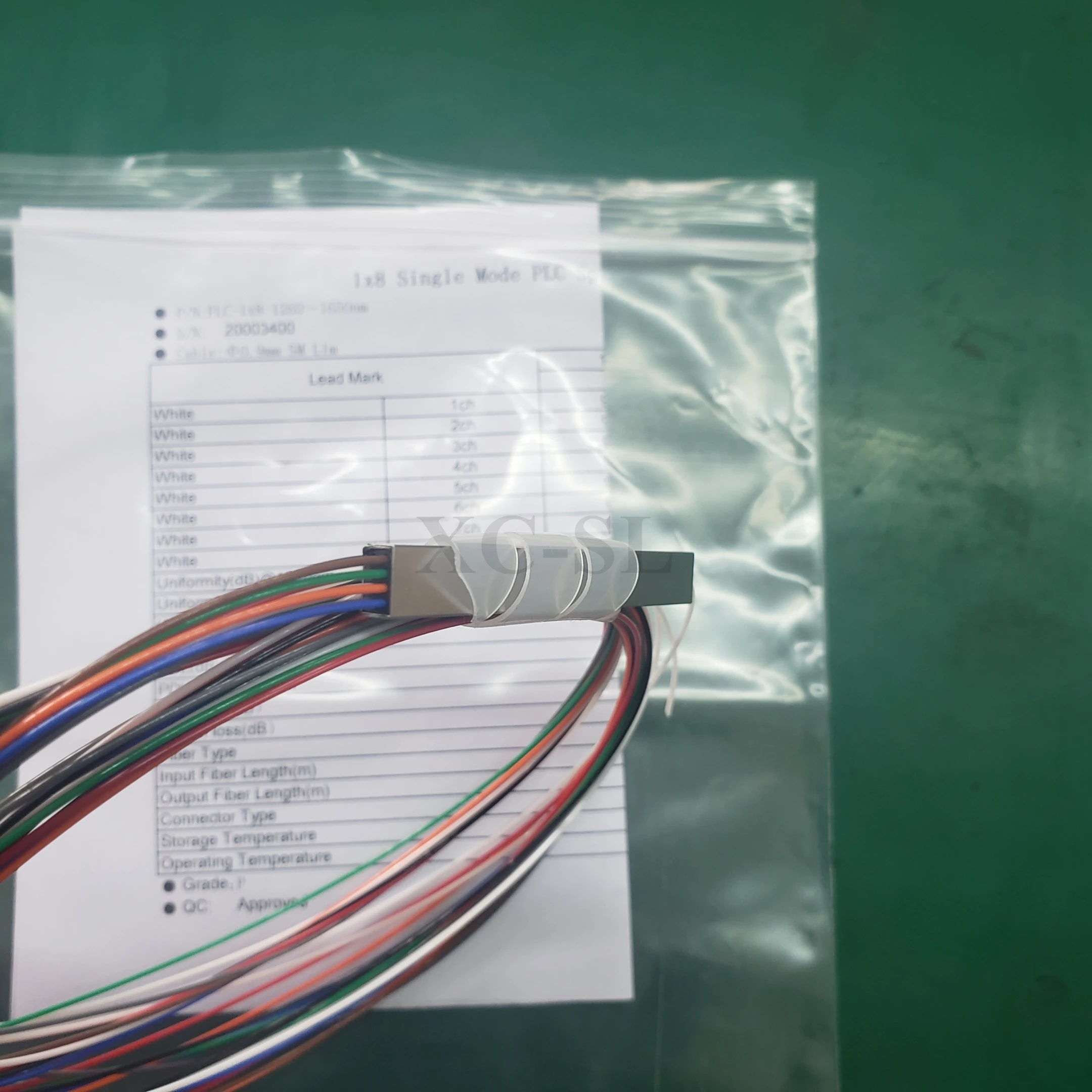 10 шт сплиттер FTTH оптоволоконный одномодовый ПЛК мини 1X4 без разъема стальная