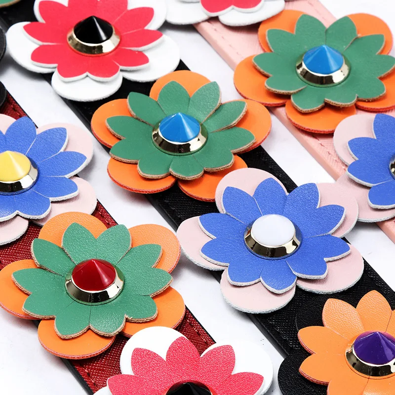 Красочные сумки Meetee ремешок для сумочки цветочный кожаный на плечо Сменные