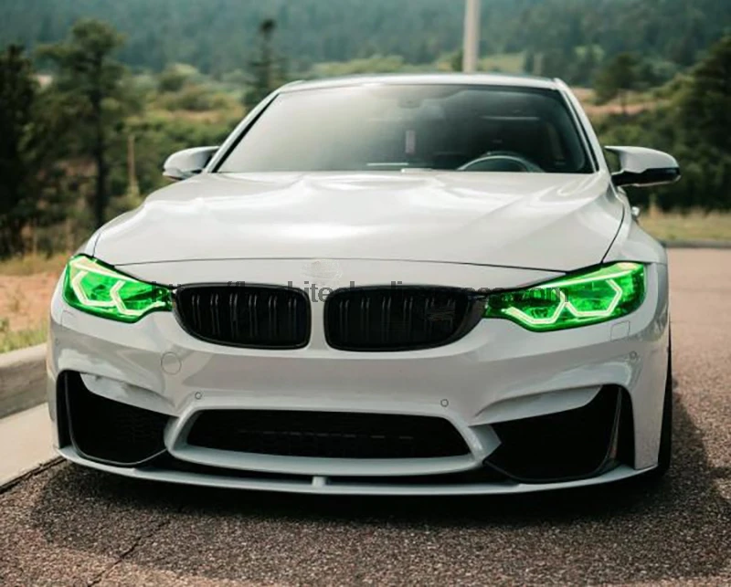 HochiTech WIFI RGB многоцветная концепция M4 Iconic стиль светодиодный комплект Angel Eye для BMW 2