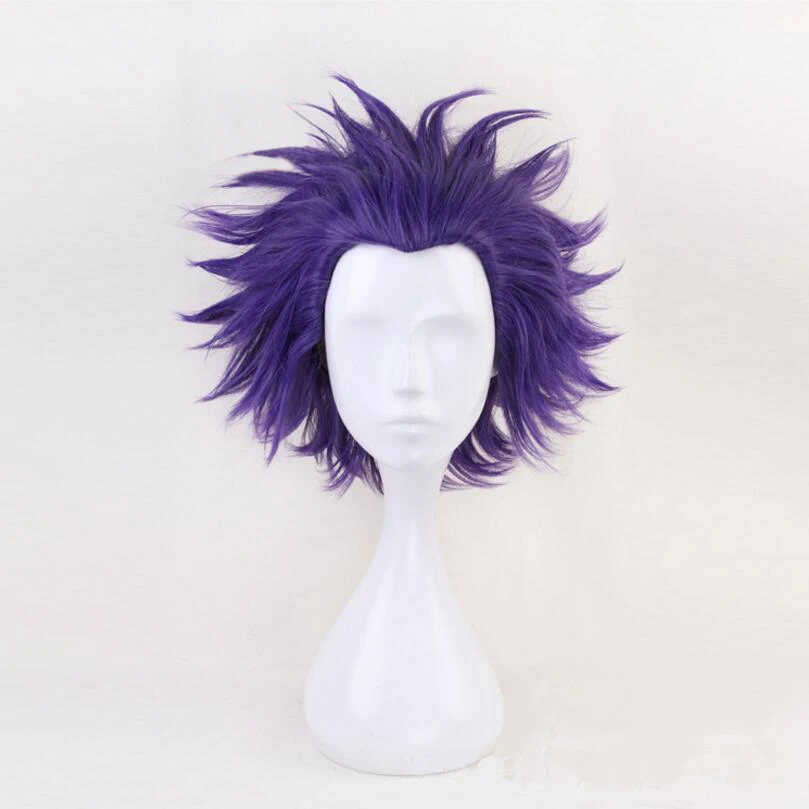 Boku no Hero academic Shinsou Hitoshi парик косплей костюм мой герой короткие фиолетовые волосы