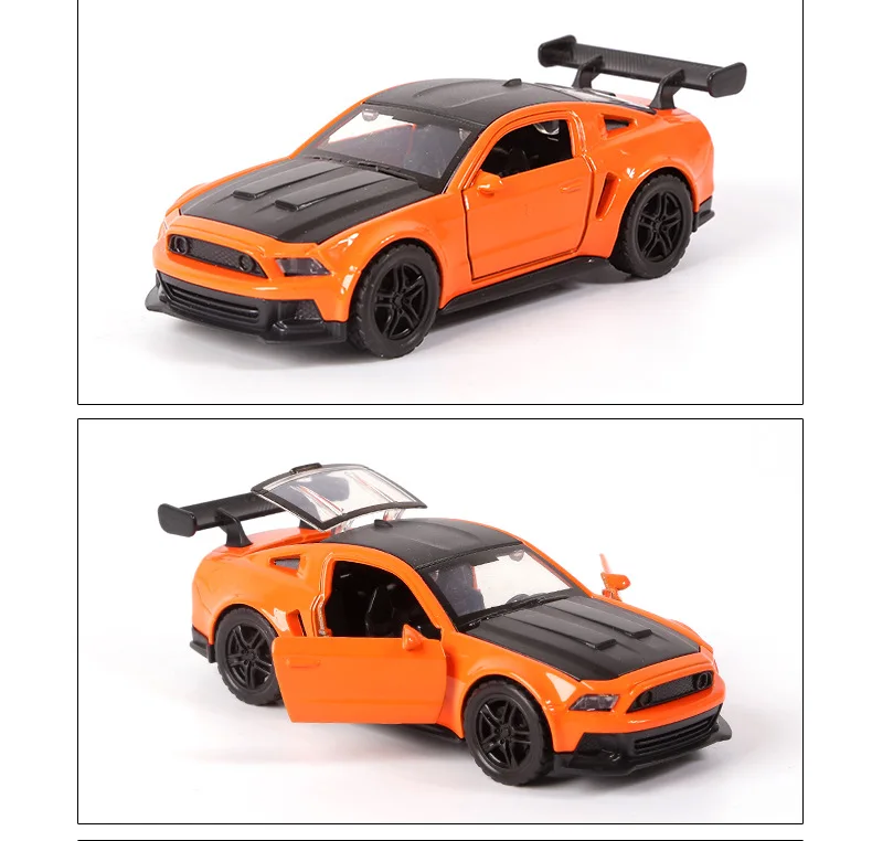 Высококачественная модель спортивного автомобиля Boy Mustang R8 1:36 Nissan Gt-R R34 из сплава