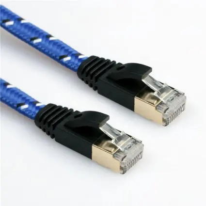 HL702 pcs/lot new Cat7 0.5m-10m 10 Gigabit Ethernet Internet Network Patch LAN Cord Modem Router RJ45 For Computer Laptop |