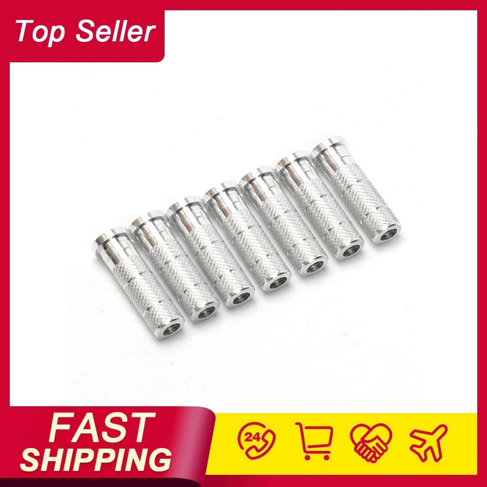 

60pcs Top Quality Aluminium Insert Arrow Fit ID 6.2mm /ID 7.6MM Carbon Fiberglass Arrows Shaft Archery DIY For Hunting