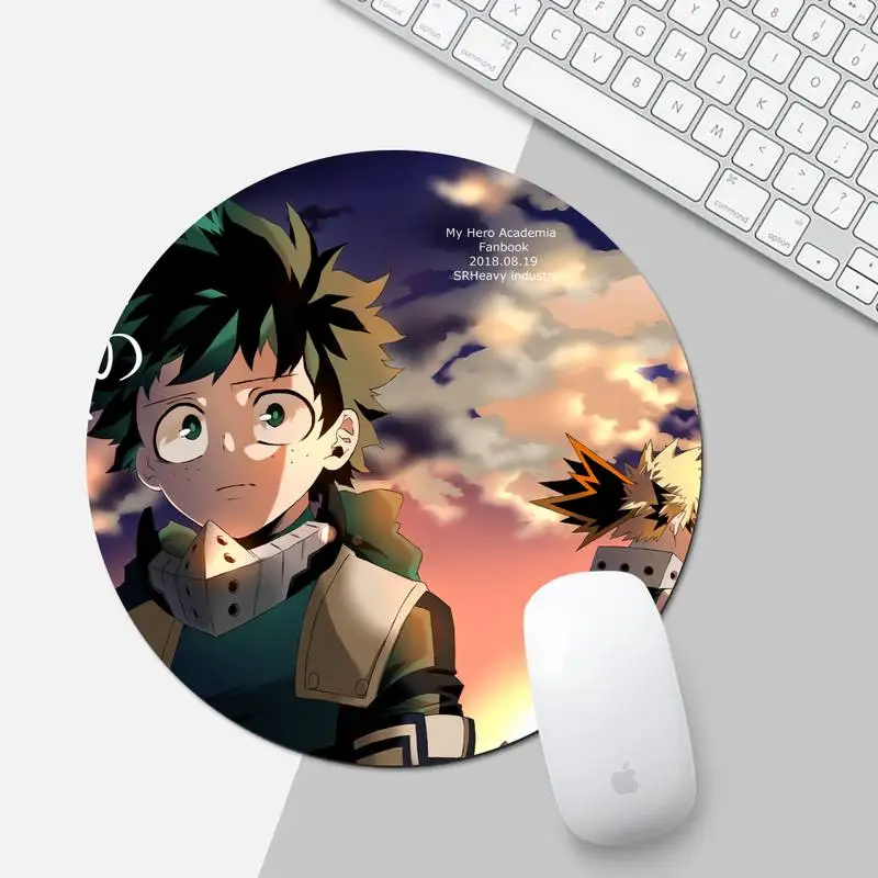 

My hero academia Gamer Speed Mice Retail Small Rubber Mousepad Round Non-slip Cushion