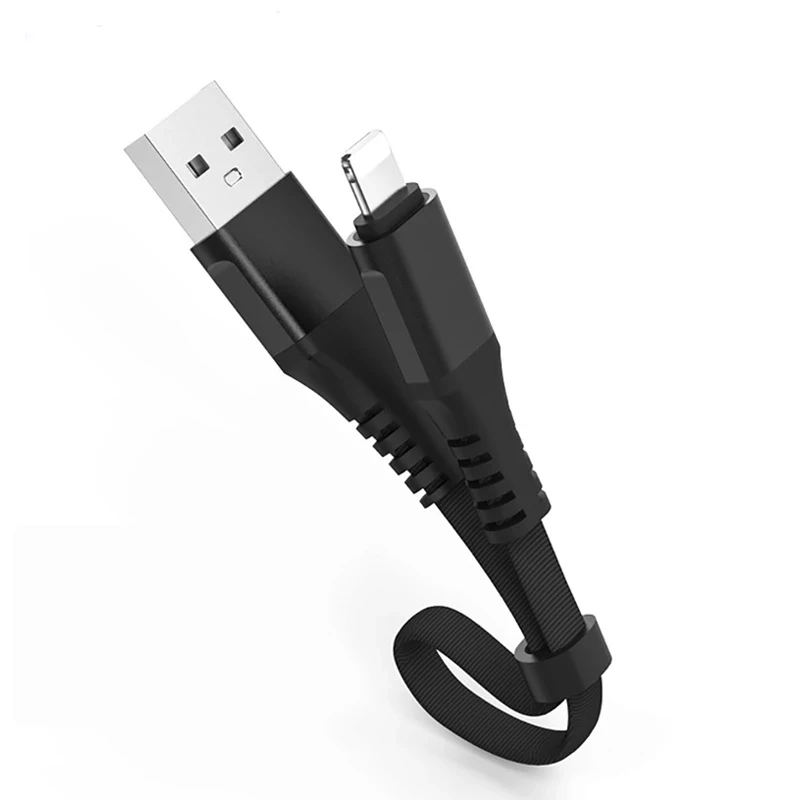 ! Короткий USB-кабель ACCEZZ для зарядки и передачи данных освещение iphone XS XR X 8 7 6 6S 5S 5C