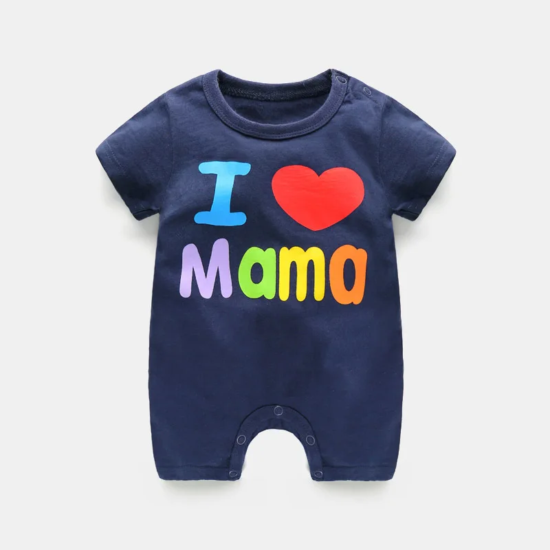 Комбинезон детский От 0 до 2 лет с коротким рукавом детские комбинезоны для