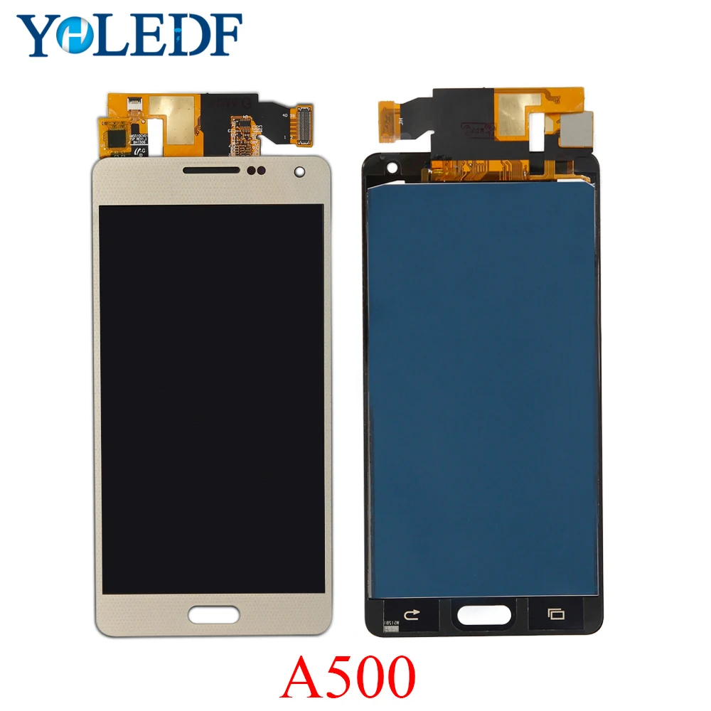Протестированный ЖК дисплей Ekran для Samsung Galaxy A5 A500FU A500 A500F сенсорный экран панель