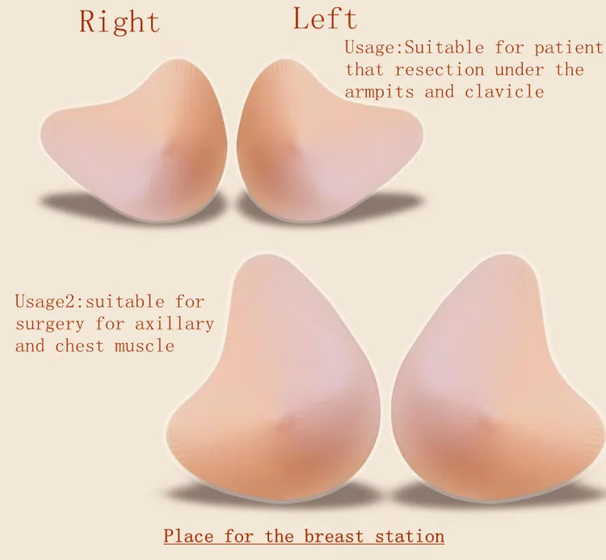 Silicone Breast Forms for Mastectomy and Cosplay Prosthetic Transgender Women Enhancer Pad or Cross Dressing both Avaliable