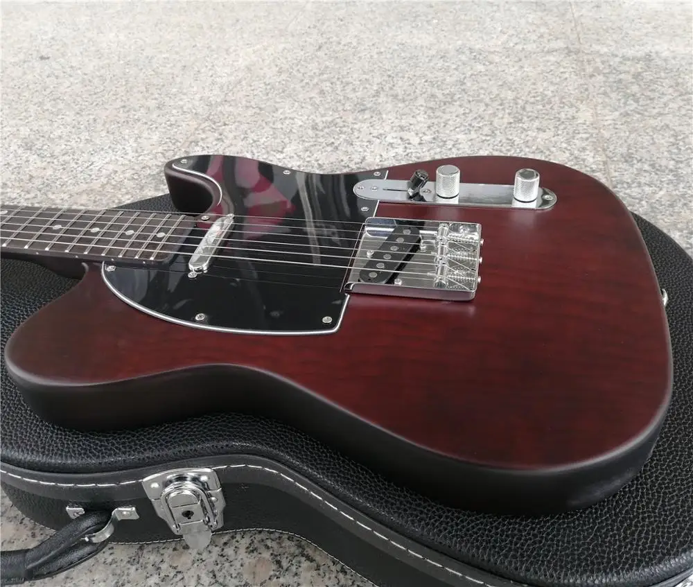

Factory GEORGE HARRISON TL Electric Guitar FSR Wax Potted Pickups Rosewood Tele Guitar,Free Shipping