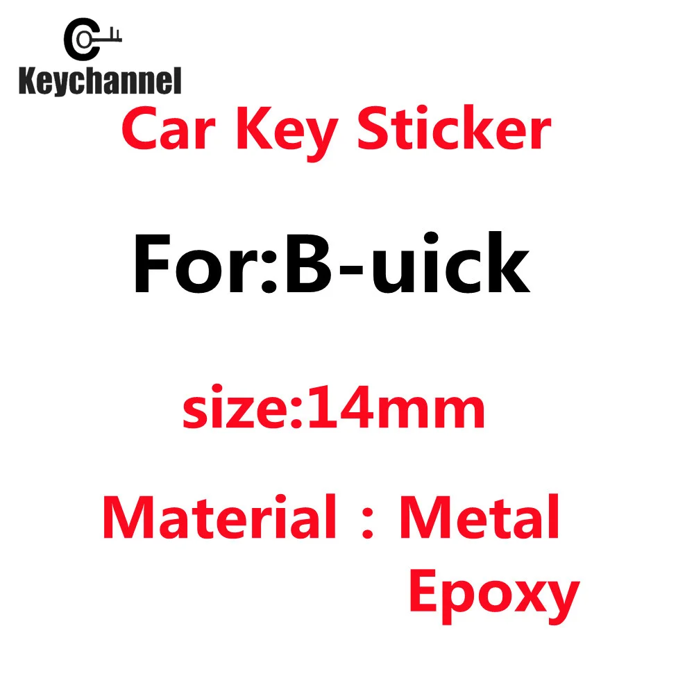 Эмблема из алюминиевой эпоксидной смолы для дистанционного управления Buick GL6 GL8 2/5