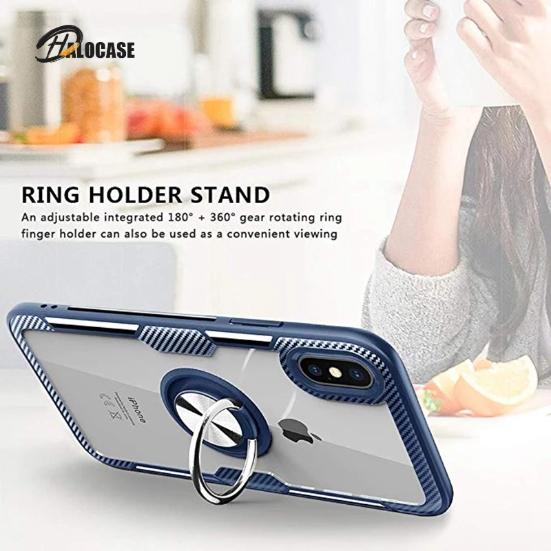 

For iPhone 11 Pro Max Cover Stand Holder Magnetic Ring Phone Cases For iPhone XS Max XR X 12 11 Pro SE 2020 6 6s 7 8 Plus Capa