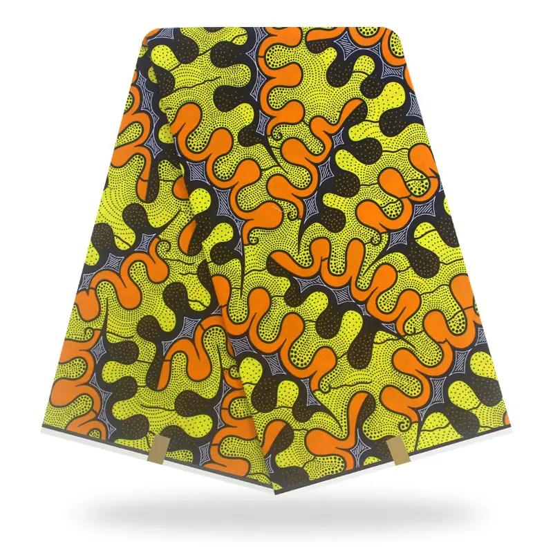 Новый стиль воск Анкара 100% полиэстер высокое качество африканская ткань печать 6