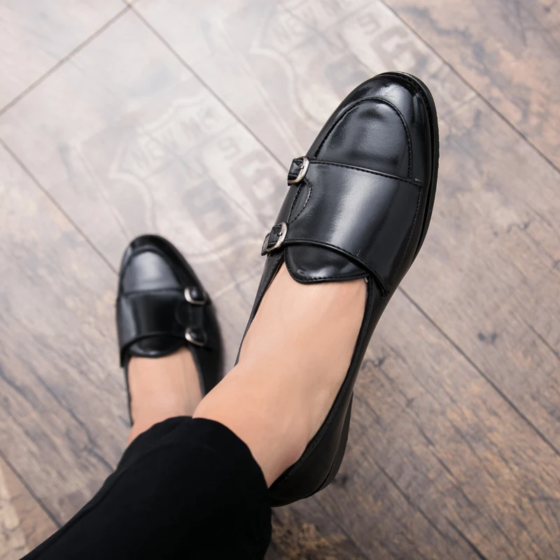 Мужская обувь Повседневная размера плюс кожаные роскошные дизайнерские