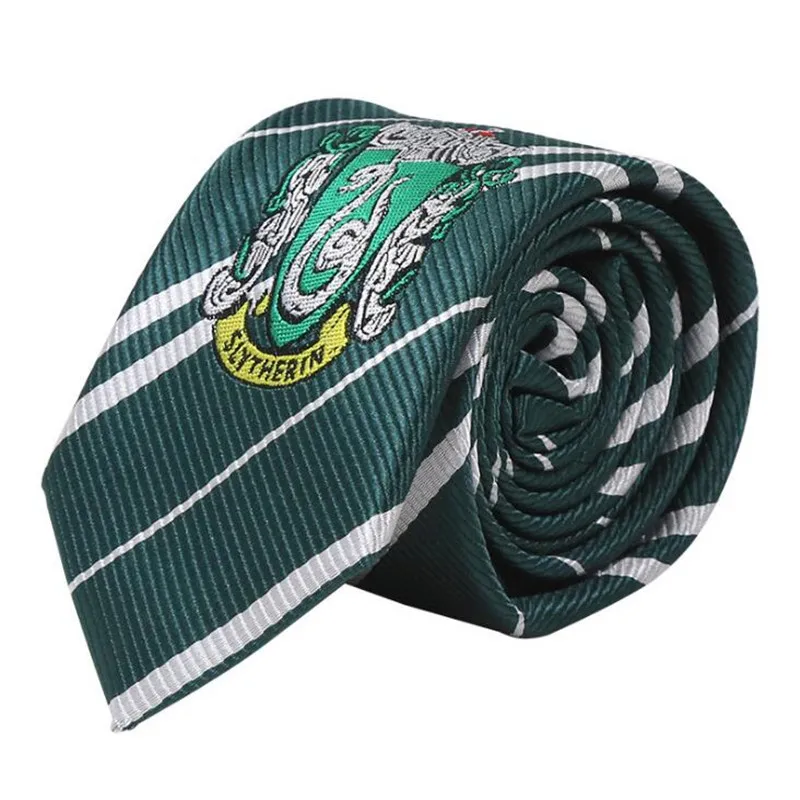 Style C Green Горячий фильм Гермиона Хогвартс Слизерин галстук Косплей костюмы АКК аксессуары волшебный колледж галстук вентиляторы подарок - Цвет: Style C Green