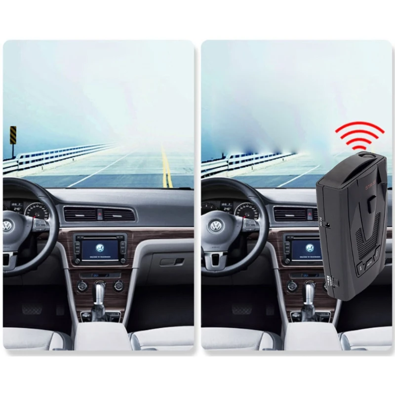 

A Set Auto Radars Sensitive Speed Alert Alarm Radars Detector Full-Band Monitoring Radars