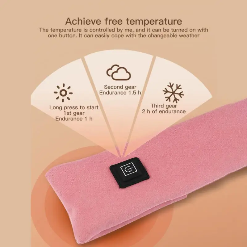 

2021 Winter Scarf Heated Scarf USB Women Heating Couple Neckerchief Plush Collar Scarves Smart Automn Protective Accessories
