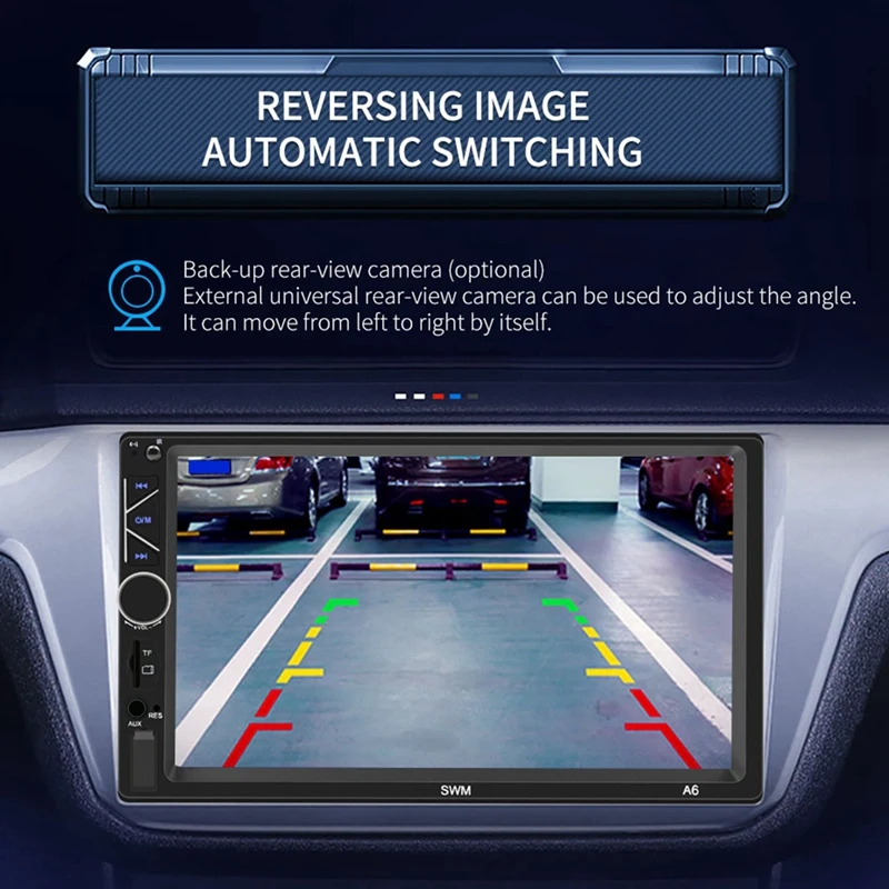 7-дюймовый автомобильный мульти Функция плеер DVD MP5 радио Bluetooth Новый Поддержка AUX