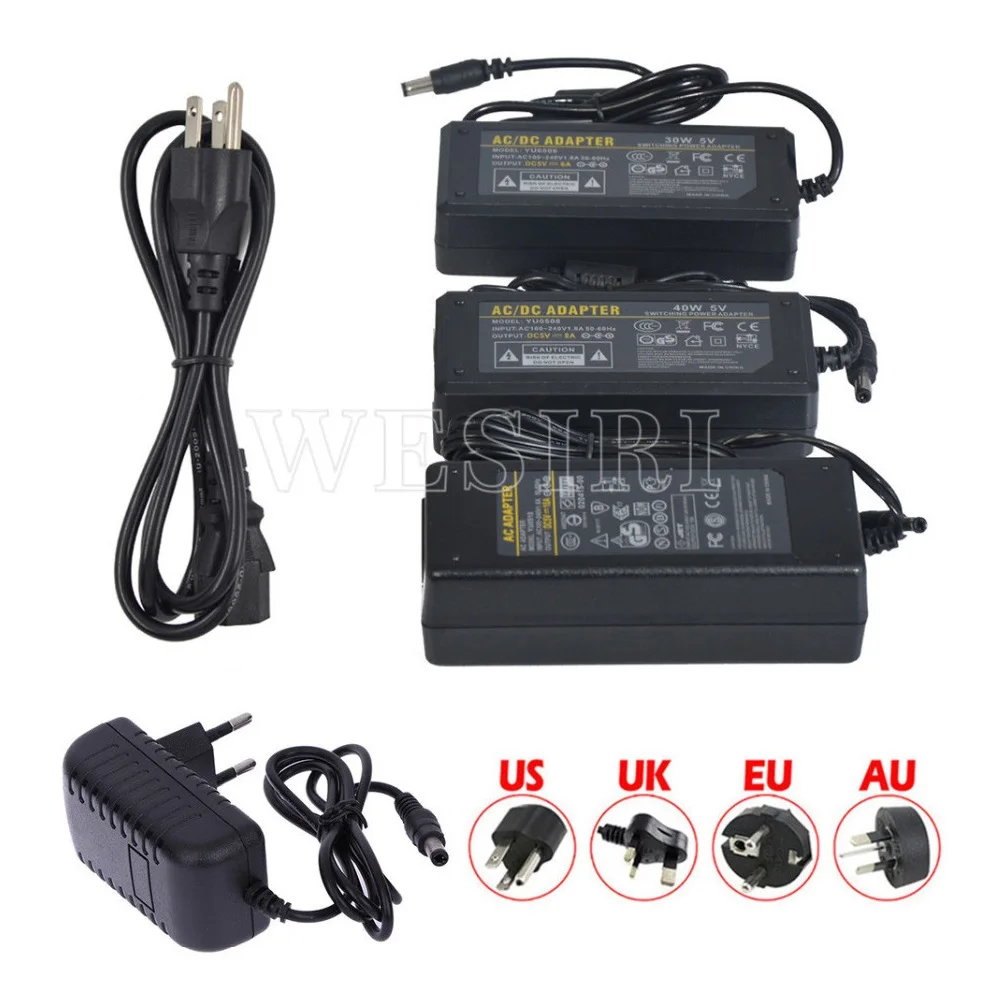 Светодиодный переключатель адаптер питания трансформатор переменного тока в