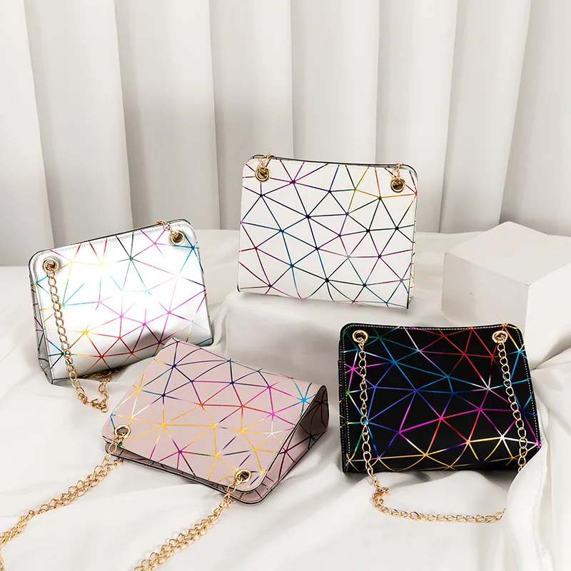 

2021 new fashion women's leopard small square bag joint trend portable messenger bag shopping bag cosmetic bag mouth red bag