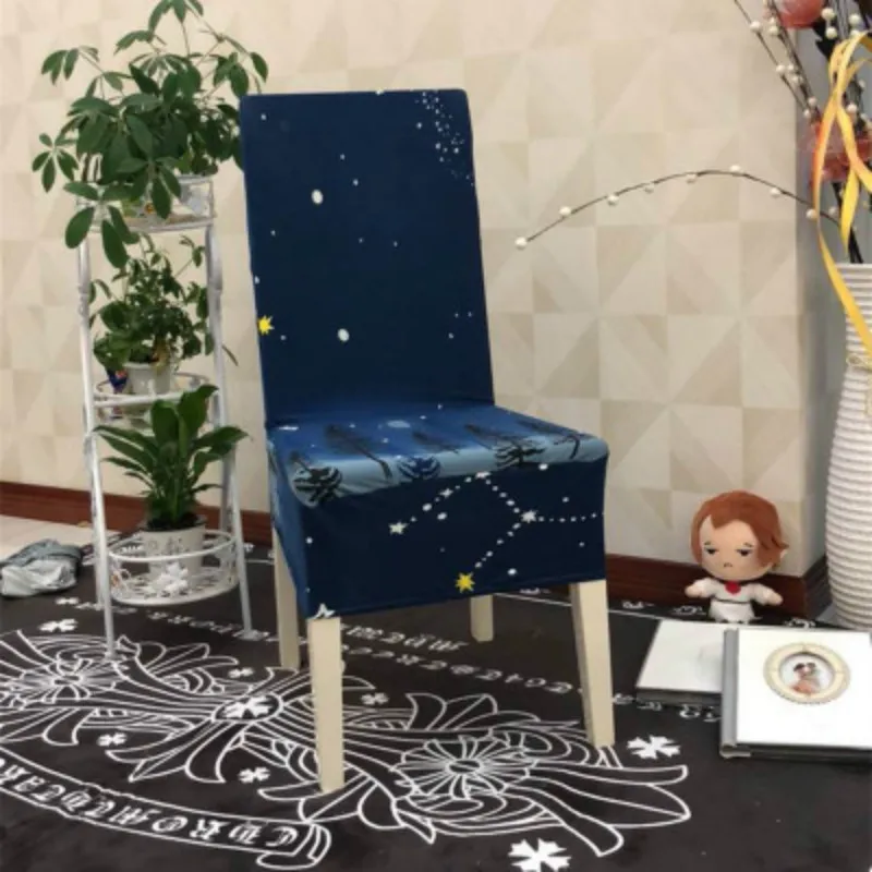 Чехлы на стулья для Обеденная чехлы эластичная ткань спандекс покрывало стула