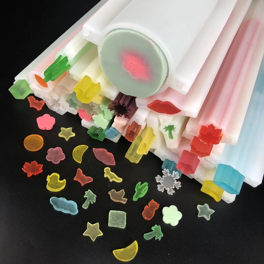 Бесплатная доставка длинная силиконовая форма для мыла круглая луна квадратный