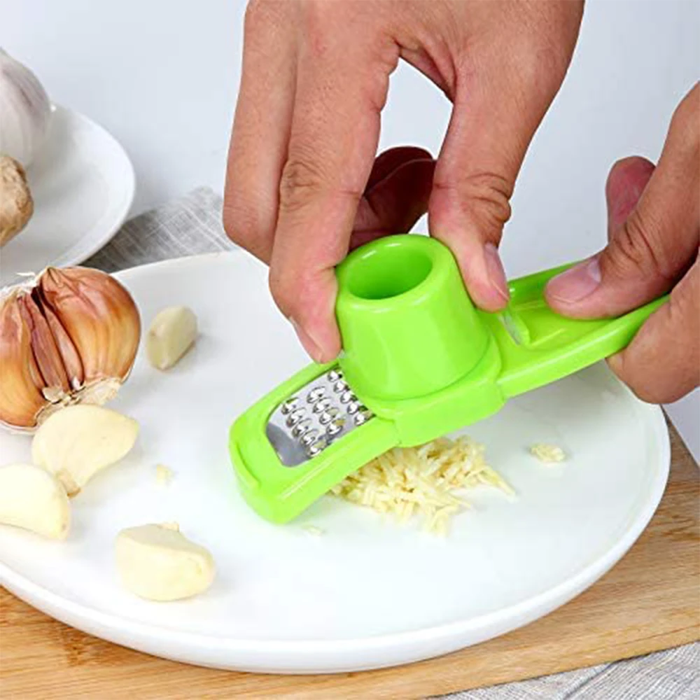 Multi-Function Manual Chopper Garlic Press Ginger Cutter Candy Color Plastic Grinding Tool Grater Grinder Kitchen Accessories | Дом и сад