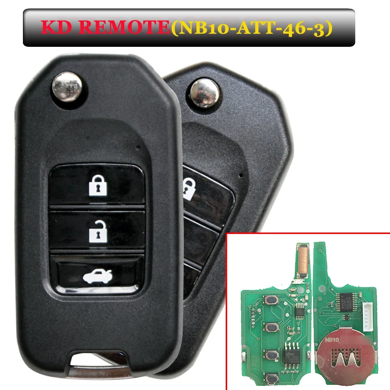 KEYDIY новое предложение пульт дистанционного управления NB10 3 кнопки ключа с NB ATT 46