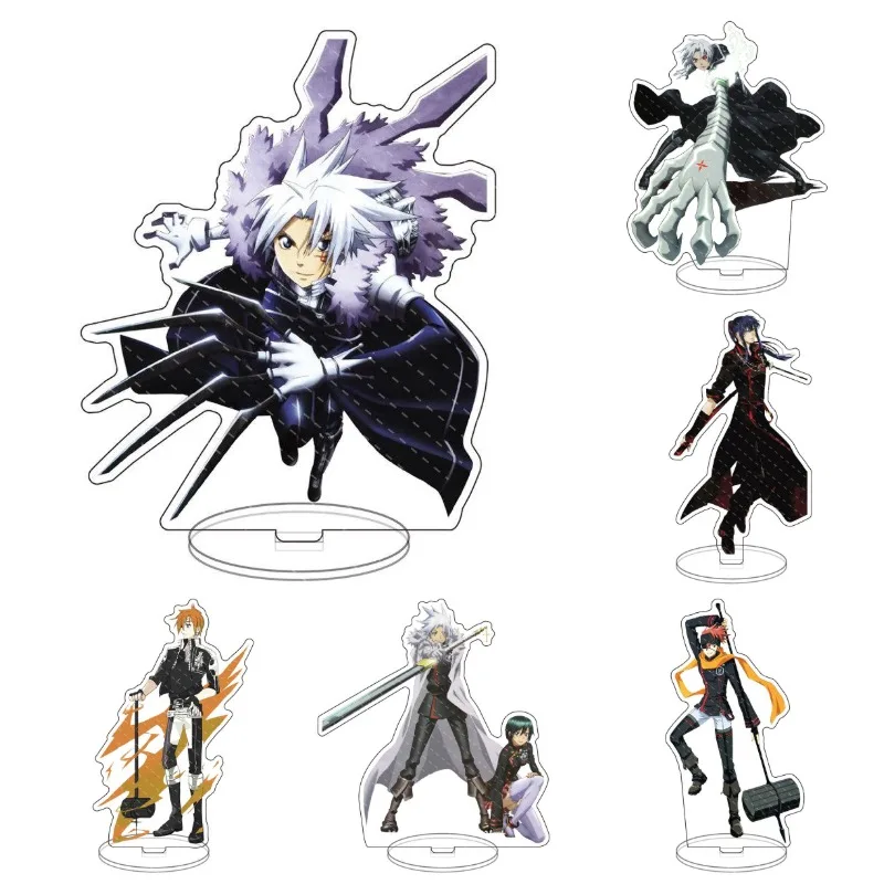 

Hot Anime d.Gray-Man Stand Sign Allen Walker Yu Kanda Lenalee Lee Lavi Acrylic Stand Figure Desk Decor Collection Model Toy Gift