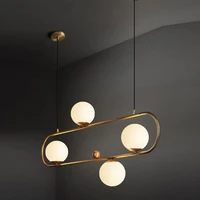 nordic italy designer pendant light loft ring living room cafe led pendant lamp creative studio led glass ball light fixture