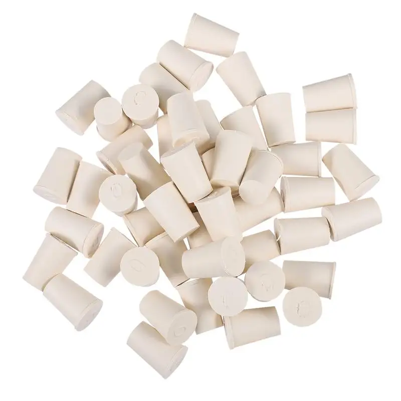 

50 Pcs Durable Portable Lightweight Practical Test Tube Plugs for Home Lab School