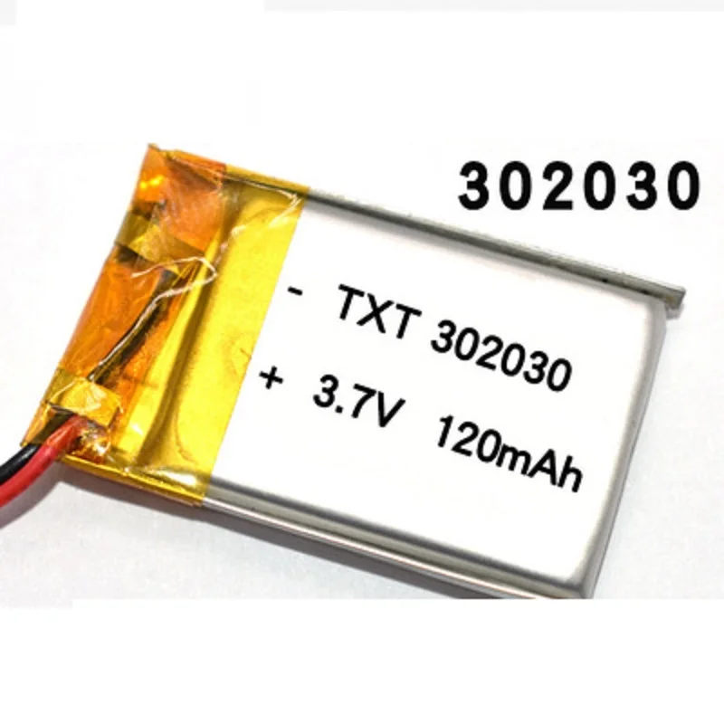 302030 032030 120 мАч литий-ионная полимерная батарея 3 7 в bluetooth MP3 MP4 мини игрушка точка