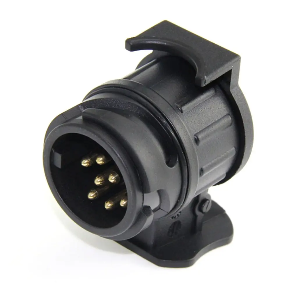 

13 Pin Turn 7 Pin Plug Socket Car Cable Connector Waterproof Trailer Signal Light Car Towing Conversion Adapter
