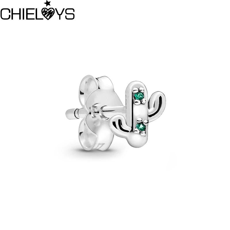 CHIELOYS осень 2019 Новое поступление мой милый кактус одиночные серьги-гвоздики