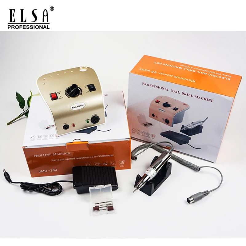 

Electric Nail Drill Machine for Manicure 65W High Power Nail Master 35000RPM High Speed Mill Cutter Sets Nail Pedicure File