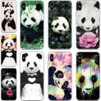 custom photo silicone cover art panda animal for vodafone smart n11 v11 n10 v10 x9 e9 c9 n9 lite v8 n8 e8 prime 6 7 phone case