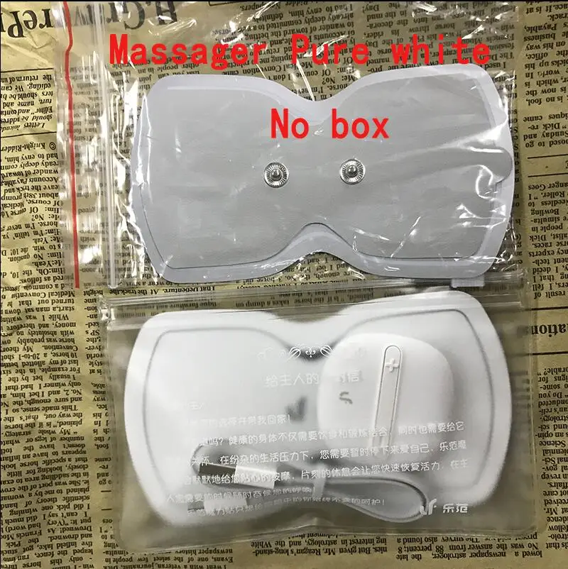 white no box Xiaomi Smart LF бренд Портативный электрический стимулятор наклейки-массажеры всего тела Волшебный массаж терапия расслабить мышцы - Цвет: white no box