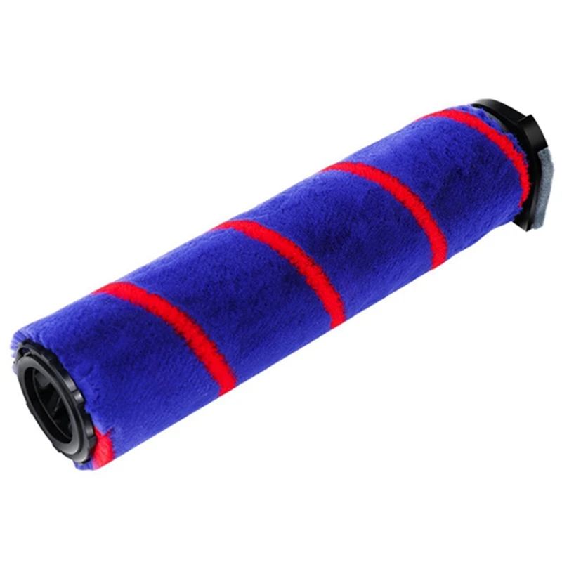 

2 Pcs Floor Brush Brush Head Roller Brush for Dyson, Red & Purple