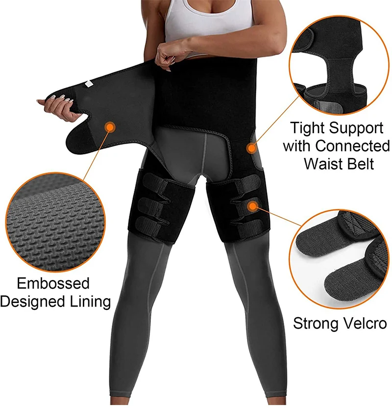 

2021 Upgraded Waist Trainer For Women Workout 3 In 1 Waist Thigh Trimmer And Butt Lifter Waist Shaper And Butt Lifter