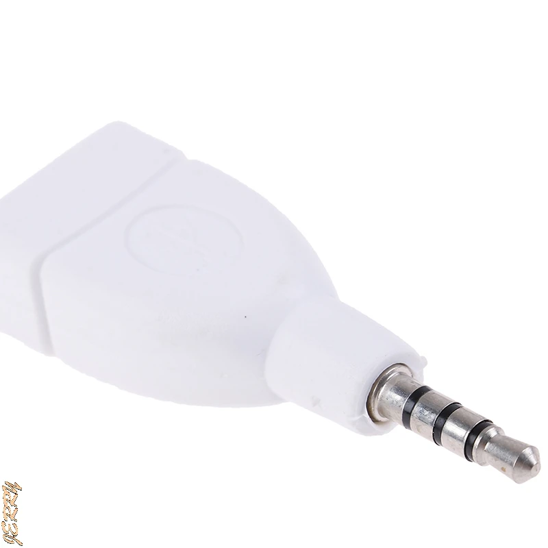 Автомобильный адаптер-преобразователь Usb 2 0 мама-3 5 мм папа AUX аудио автомобильный