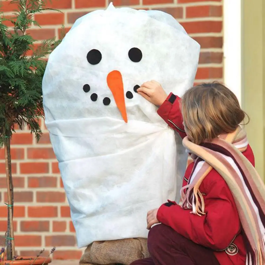 

Winter Warm Christmas Tree Cover Plant Protector Bag Cover Cartoon Christmas Tree Protector Cute Decoration Freeze Frost R9h7