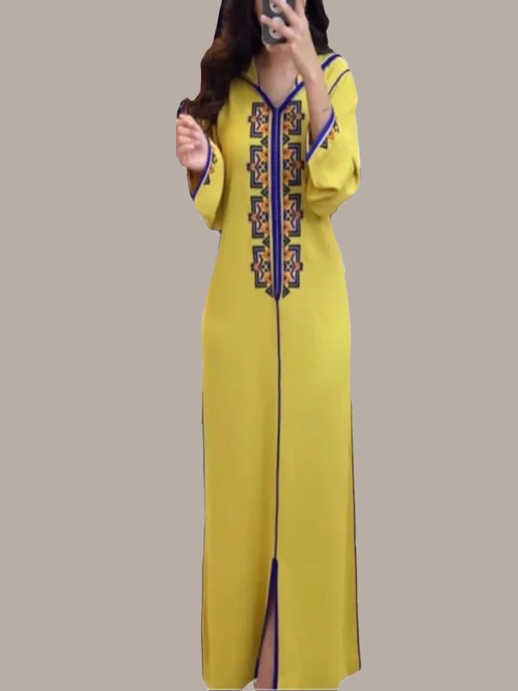 Abaya Дубай Турция мусульманское платье с капюшоном Hijab мусульманская одежда
