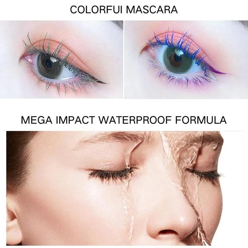 

Professional Makeup 5 Color 3D Mascara Waterproof Long-lasting Mascara Lashes Non Staining Makeup Lengthening Curling Eye B1Q5