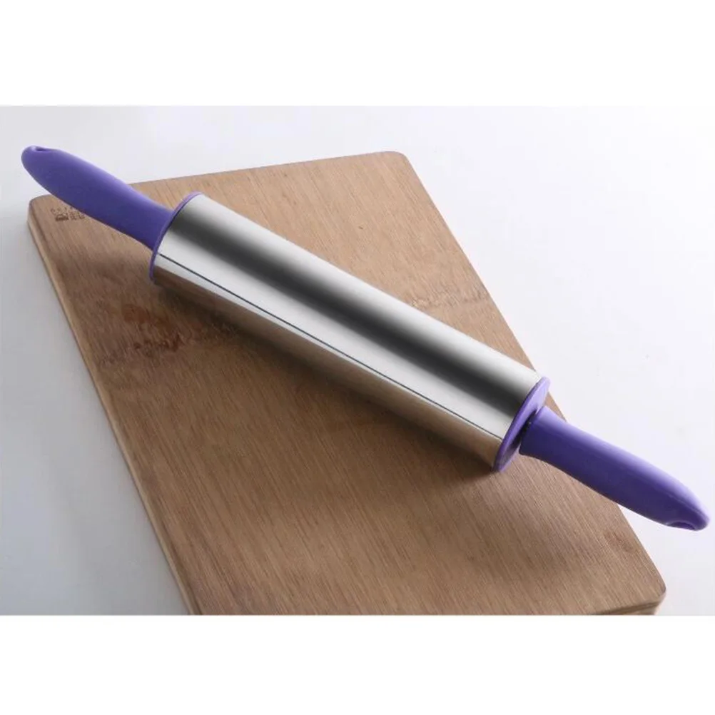 2 шт. кухонные нержавеющие стальные роликовые штифты с пластиковой ручкой