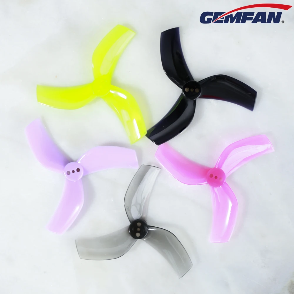 

8pcs/4pairs Gemfan D63 Ducted 63mm 2.5inch 3-Blade Propeller for RC FPV Racing Freestyle Toothpick Cinewhoop Duct Drones