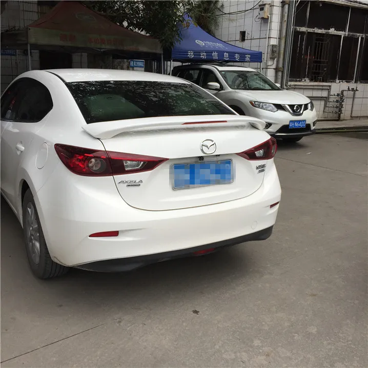 Для Axela Mazda 3 Спойлер ABS Материал заднего крыла автомобиля Mazda3 праймер цвет задний
