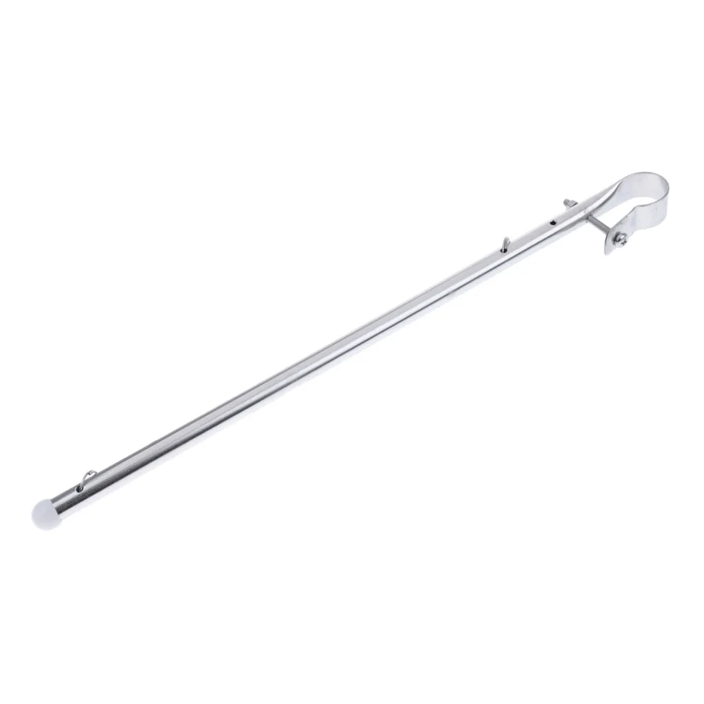 

Stainless Steel Rail Mount Flag Staff Pole Rail Mount Holder Marine Kayak